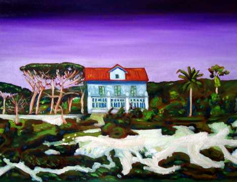 2 Alessio Onnis The house in the wild countryside 2011 30x40 cm 1 olio su tela