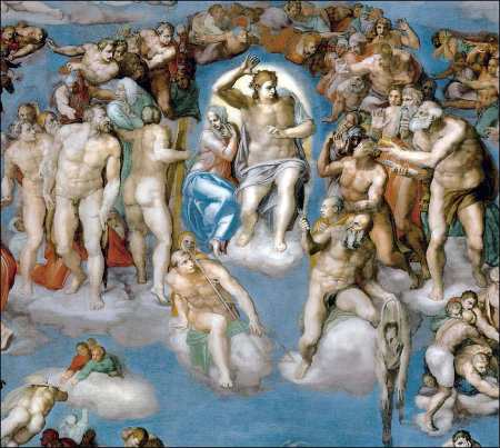 Michelangelo Buonarroti The Last Judgment Cappella Sistina
