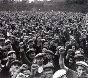 scioperanti del settore edile Parigi Bois de Vincenne 1936