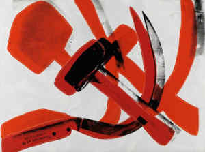 Andy Warhol Hammer and Sickle 696x518