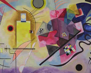 Giallo rosse e blu di Kandinsky