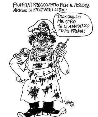 vauro gheddafi 2