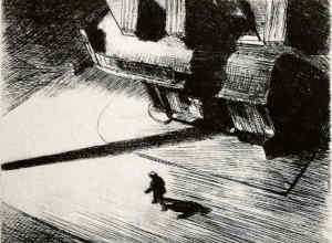 Edward Hopper Night Shadows Oct 1922 Shadowland 1