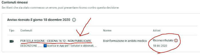 YoutubeByobluPrimoRicorso
