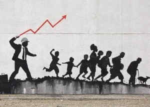 banksy capitalism stockmarket wallstreet streetart 1