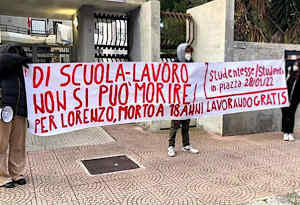 28 gennaio 2022 Non si può morire di alternanza scuola lavoro