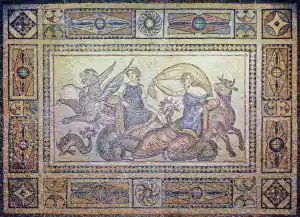 The Kidnapping of Europa Mosaic 1500