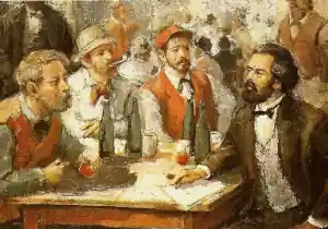 marx with workers