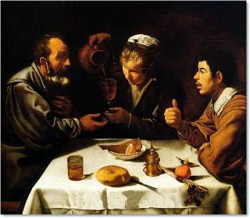 Diego Velasquez Peasants at Table grandem