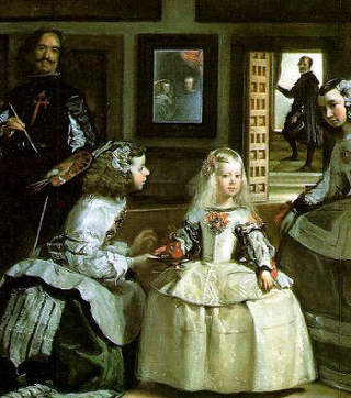 Velasquez Las Meninas 1656 close up