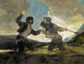 Francisco de Goya y Lucientes Duelo a garrotazos