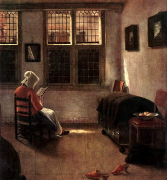 Pieter Janssens Elinga Reading Woman WGA7482