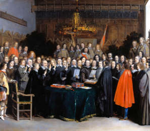 Westfaelischer Friede in Muenster Gerard Terborch 1648