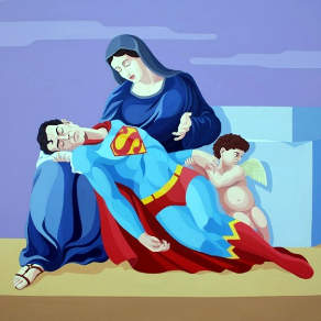 la pieta di superman