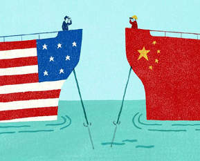 usa cina vignetta