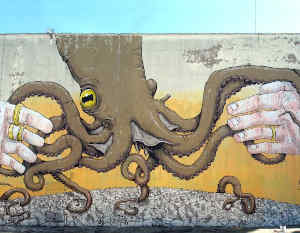 blu ericailcane octopus mural 0