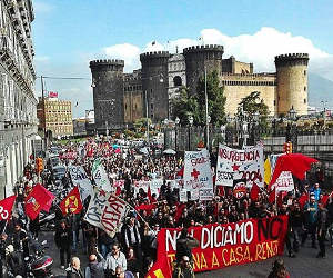 corteo napoli