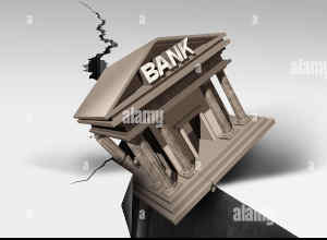 crisi bancaria immagine