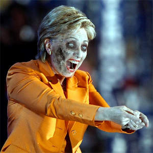 hillary zombie