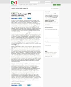 riforma della costituzione Goldman Sachs vota PD 245x300