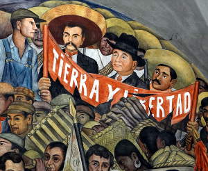 1280px Diego Rivera mural featuring Emiliano Zapata