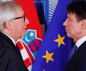 Manovra economica italiana incontro Juncker Conte