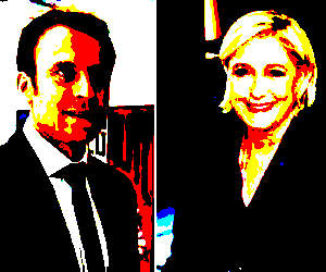 lepen macron