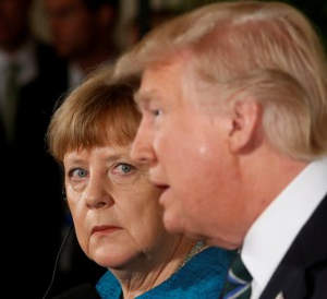 merkel vs trump