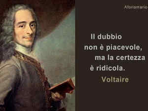 voltaire dubbio