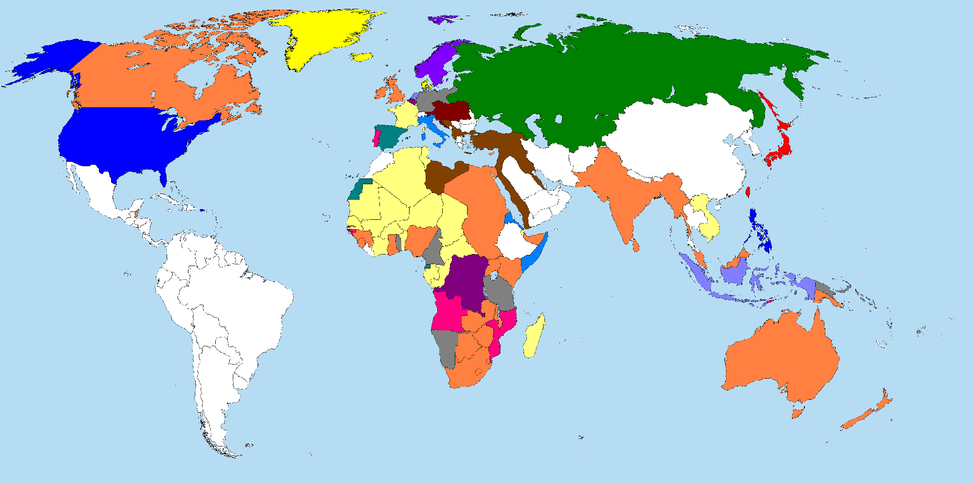 world map 1900 rid