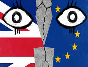  104177355 brexit nodeal illustration