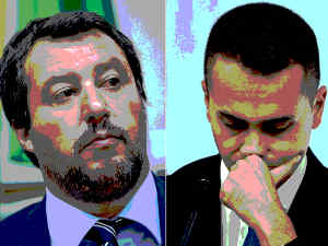 Immagione per articolo fabio Salvini e Di maio