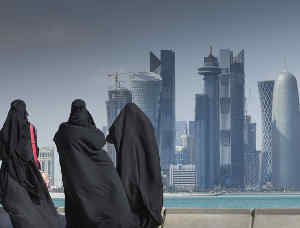 arab women watching futuristic city royalty free image 692423550 1541086734