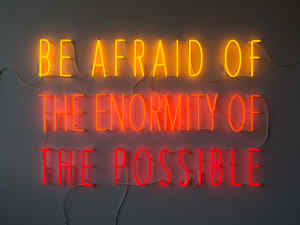 Alfredo Jaar Be Afraid of the Enormity of the Possible 2015 940x704