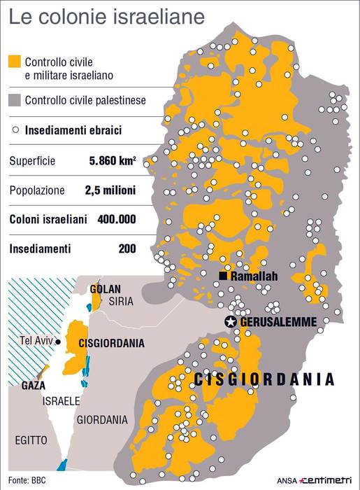 colonie israeliane in Cisgiordania 2