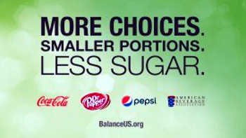 small more choices smaller portions less sugar graphic