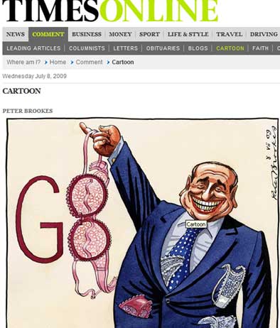 times on line berlusconi